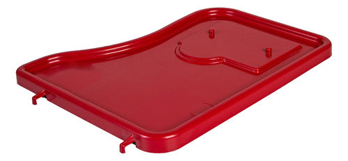 Acessório Andar P/gaiola S/furo Vermelho Pet Roe Jel Plast 0