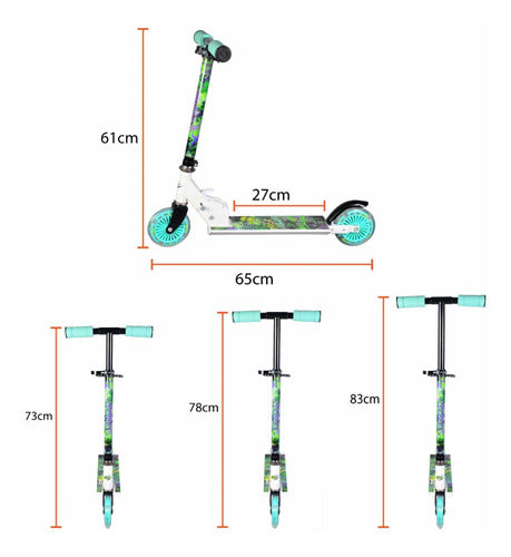 Bipo Aluminum Justice League Scooter for Kids 3