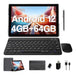 Tablet Android 12 Con Teclado De 10 Pulgadas, 2 En 0