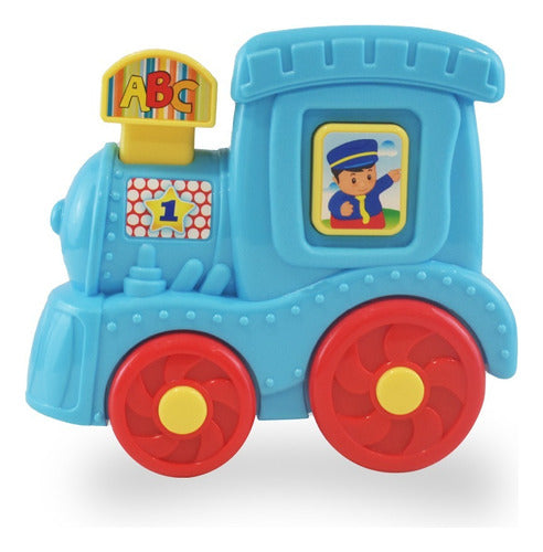 Mini Tren Con Actividades Ok Baby Didactico Con Sonido +6m 0