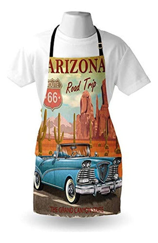 Lunarable Route 66 Travel Apron to Arizona 2