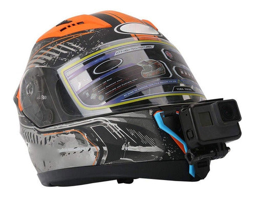 Soporte Frontal Casco Mentonera Gopro Hero 3 4 5 6 7 8 1