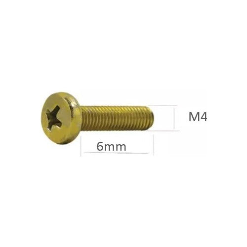 Parafuso Phillips M4x6 Cabeça Panela M4 X 6mm - 500 Peças 1