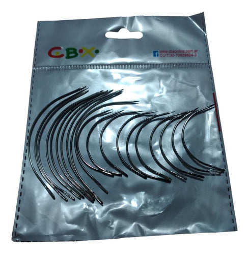 CBX Curved Needles Various Sizes Pack of 20 0