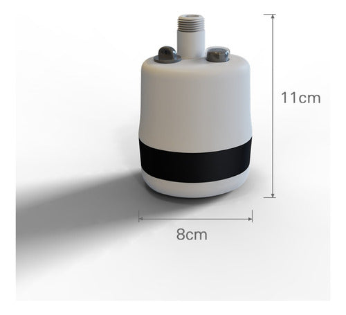 Chuveiro Portátil Camping Recarregável Mangueira 1,5m Usb 2