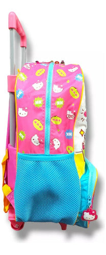 Wabro Hello Kitty Anime Original School Backpack with Trolley 16 L 2