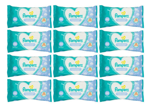 Pampers Kit X12 Toallitas Húmedas Aroma Caricia De Bebé 6c 0