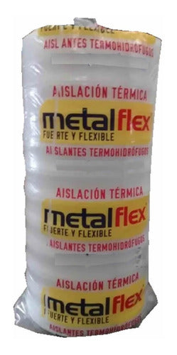 Metalflex Rollo Aislante 2mm Térmico Polietileno Piso Techos Con Film 0