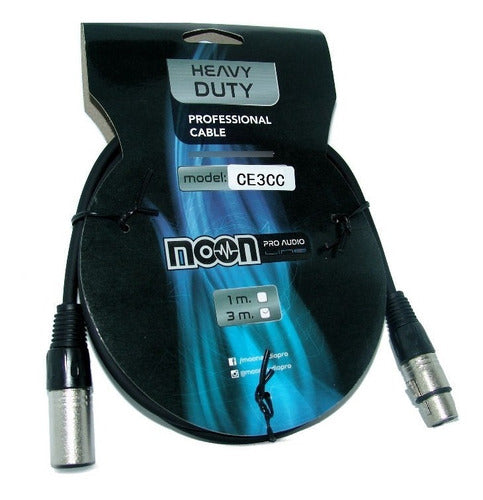 Moon XLR Canon Microphone Cable 3 Meters CE3CC 0