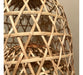 Wicker Hanging Lamp Cage 40x40 6