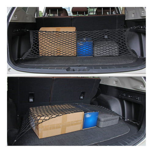 Liangren Rear Cargo Net for SUV, 35-48 Inches, Adjustable 5