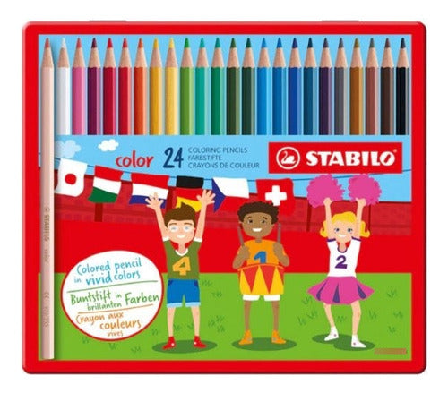 Stabilo Color Pencils X24 In Tin 0