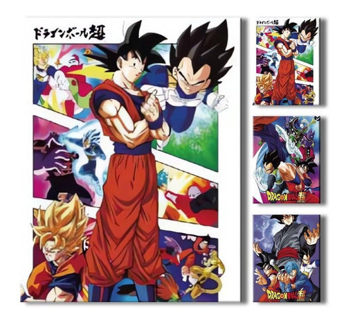 ICHIBAN4D Cuadro Decorativo Anime Poster 3D Dragon Ball Super 30x40cm 1