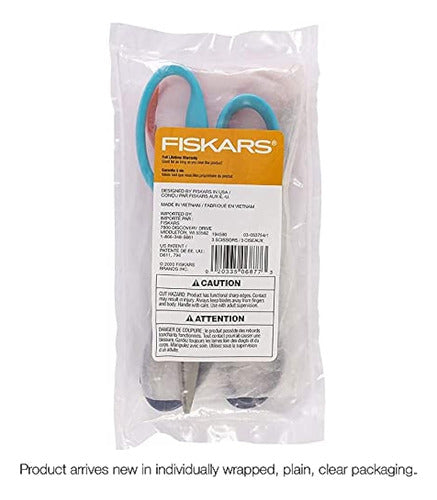 Fiskars  Tijeras Infantiles 5 Pulgadas Azul 2