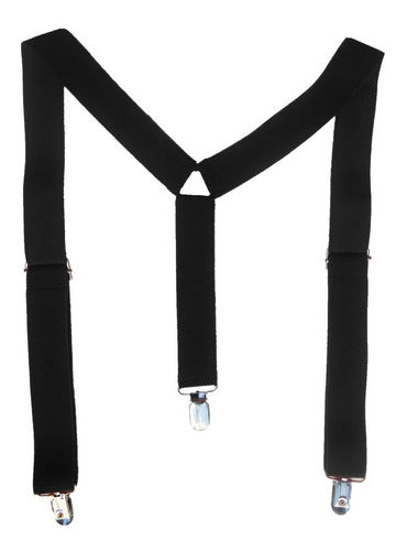 Adjustable Unisex Suspender Set of 10 - Variety of Colors! 3