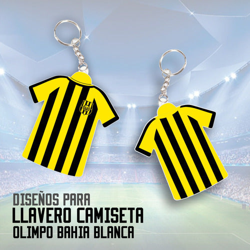 Imprimi Kits Plantilla Llavero Camiseta Olimpo De Bahia Blanca Llaveritos 1