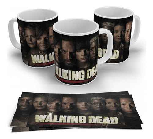 Taza Plastica Sublimada The Walking Dead Serie #656 0