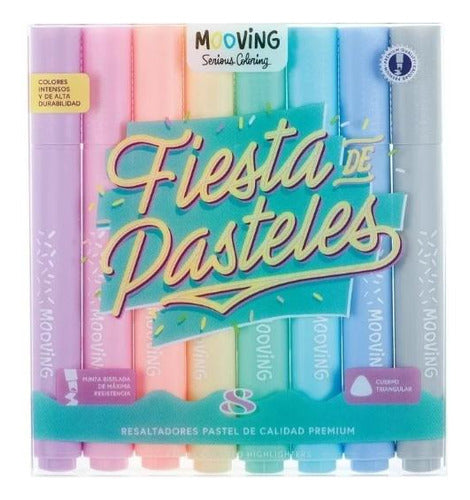 Kit De Escritorio Mooving Pastel  _ X3_ 3