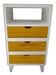 Crecer en Colores Vintage Retro Painted Nightstand 0