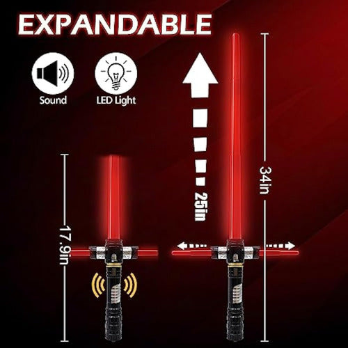 Anndofy Light Saber for Kids, Light Up Toy Swords 3