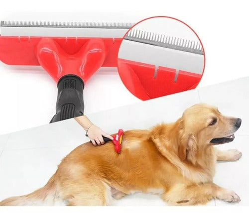 Premium Large Pet Grooming Deshedding Comb Brush for Dogs 2