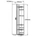 Modern Bathroom Organizer Cabinet TB-033 9