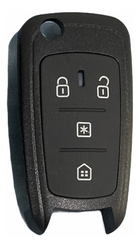 Complete Universal 4-Button Pst Keyfad Key Fob Case 0