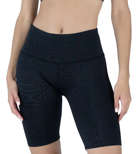 Everlast Althea Biker Black Short Sports Leggings for Women 1