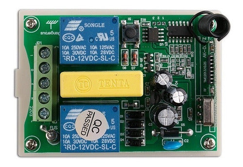 TecnoliveUSA 315MHz 2 Channel Receiver DC 220V 10A + 4 Remote Controls 1