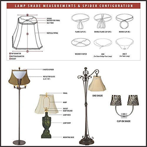 Royal Designs, Inc Cs-404eg Cortina De Lámpara Tipo Candelab 2