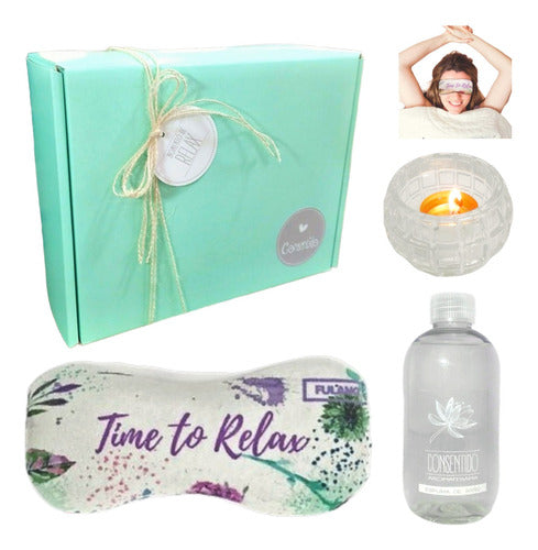 Relaxation Gift Box with Jasmine Aroma - Zen Spa Kit N40 Enjoy it - Set Relax Regalo Box Aroma Jazmín Kit Zen Spa N40 Disfrutalo