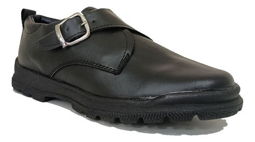 Comfort Lightweight Buckle School Shoe Calfas N° 34/40 1