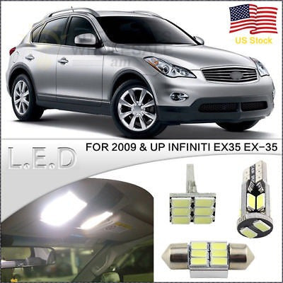 14pcs Interior Led Luces Paquete Kit Blanco Para El 2009 Y H 0