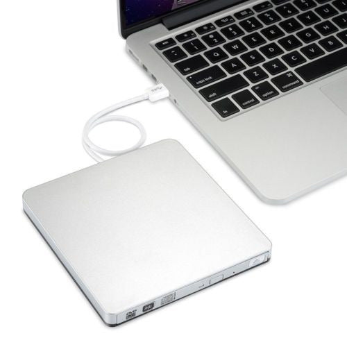 Grabador Usb 3.0 Disco Duro Externo Slivery Dvd-rw Quemador 0