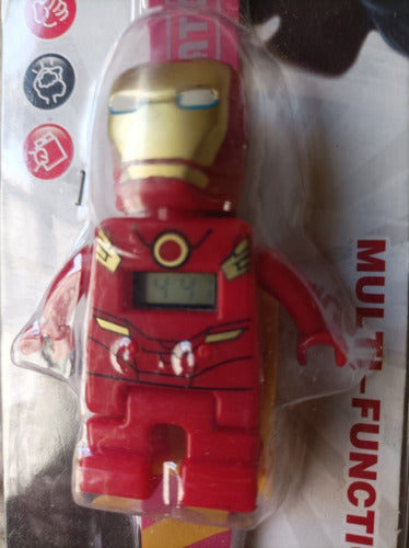 Reloj De Juguete Iron Man Muñequito Oferta No Funciona 1