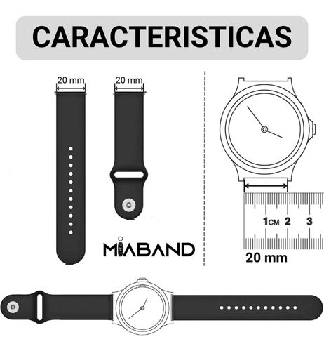 Miaband Watch Band for Garmin Venu, Vivomove, Vivoactive 3 7