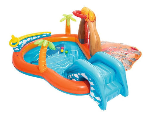 Bestway Lava Lagoon Ball Pit Center With Slide 0