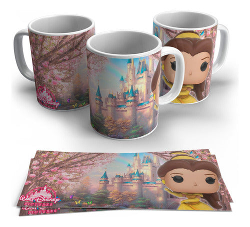 La Cueva Tazas Personalizada Princesas, De Plástico Sublimadas 3