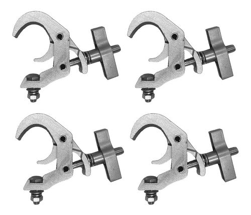 Venetian Pj276 Morsa Clamp Aluminio Caño Cabezal Movil X4u 0