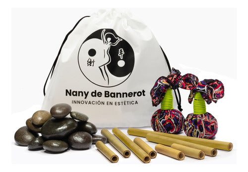 Nany de Bannerot Spa Personal, Piedras + Pindas + Cañas + Bolsa Transportador 0