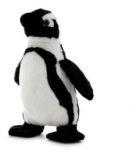 Phi Phi Toys Real Penguin Plush Animal Standing 20 Cm 0