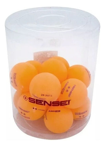 Sensei 2* Ping Pong Balls x24 - Tyttennis 3