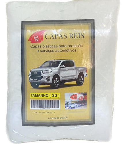 Capa Transparente Para Proteção De Carros 40 Micras - Tam Gg 1