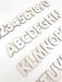 6 Alfabetos E Núm Mdf Madeira 5cm 216 Letras E Número Branco 6