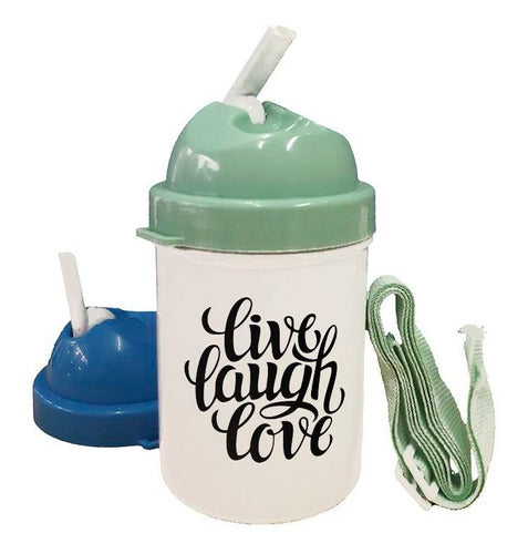 Tienda Cubik Live Laugh Love Water Bottle 0