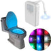 Sensor De Presenca Luz Led 8 Cores Vaso Sanitario Lightbowl 0