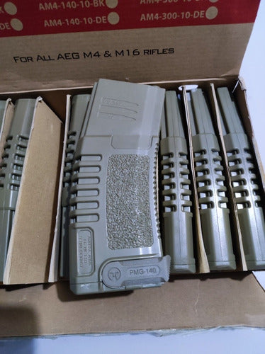 Magazine Ares Amoeba Mid Cap140 Bbs Airsoft Aeg 5 Unidades 4