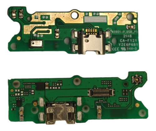 Placa Conector De Carga Moto E6 Play Xt2029 C/ Microfone 0