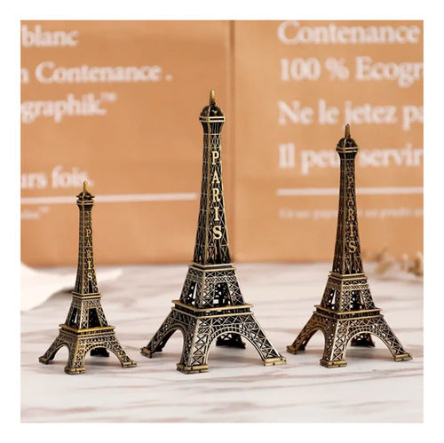 Torre Eiffel 32 Cm Adorno Metal Souvenir Francia Replica 2