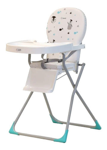 Folding High Baby Feeding Chair Punti Tafi with Adjustable Tray 1